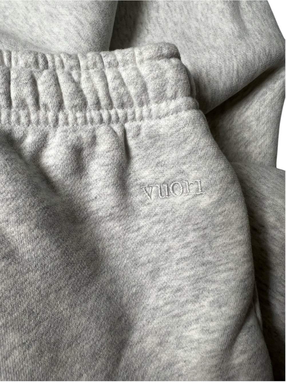 Vuori Restore Classic Sweatpant Pale Heather Grey Size Small - Picture 5 of 7